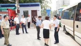 儋州市政协常委到市人民医院调研住院大楼建设情况