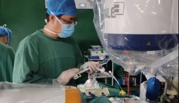 儋州市人民医院骨一科再次完成了一例具有难度的高位的胸椎骨折椎体成形术（PKP）